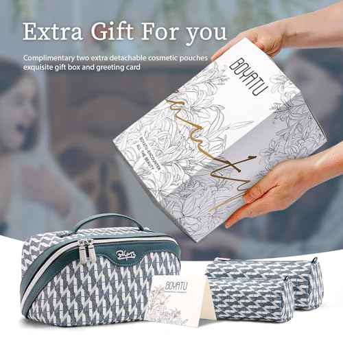 Travel Makeup Bags for Women (3 Count)