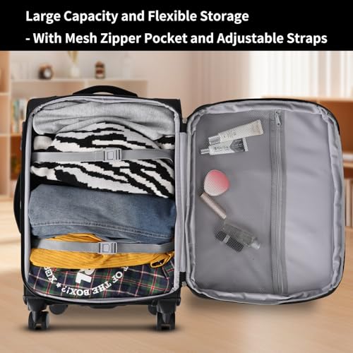 3 Piece Softside Expandable Luggage Set (3 Count)