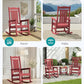 Outdoor Rocking Chair Set of 4 (4 Count)