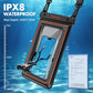 UP to 9.5"]XL Size EXTRA Large Waterproof Phone Pouch Floating IPX8 Phone Case Dry Bag for iPhone 17 Air 16 15 14 Pro Max Samsung S25 Ultra (2 Count)