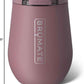 BrüMate Uncork'd 14oz 100% Leakproof Insulated Wine Tumbler | Locking Lid | Insulated Stainless Steel Wine Glass | Perfect For Travel & Outdoors | BPA-Free (Rose Taupe)