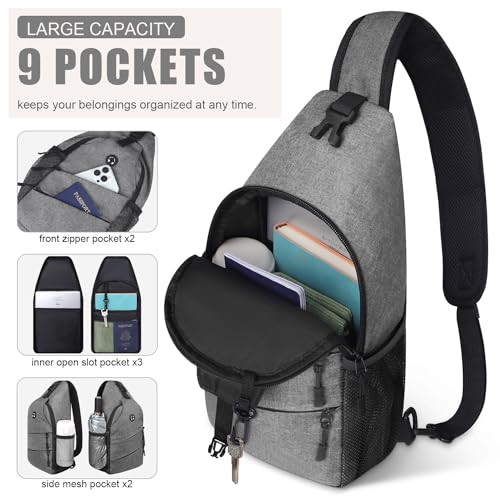 Crossbody Bags for Women Men Trendy Sling Bag Backpack Chest Bag