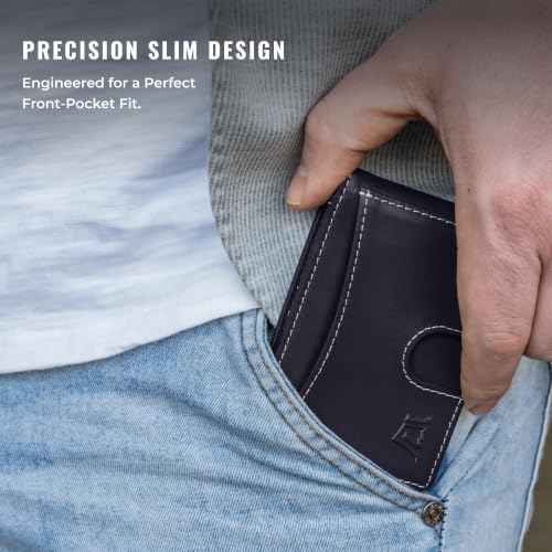 Money Clip Slim Minimalist Wallet for Men