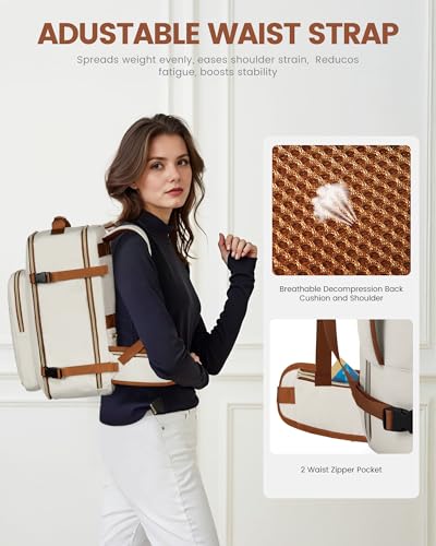 40L Travel Backpack with Waist Strap