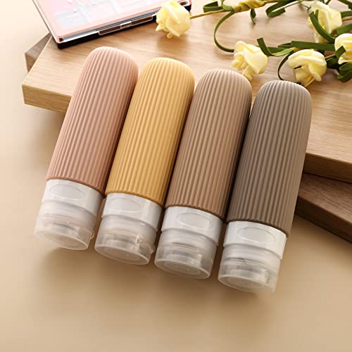 Travel Bottles for Toiletries (4 Count)