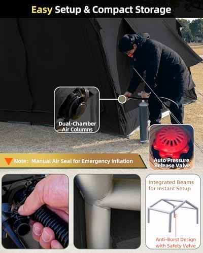 Inflatable Camping Tent for 2