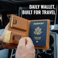 Passport Wallet with AirTag Holder