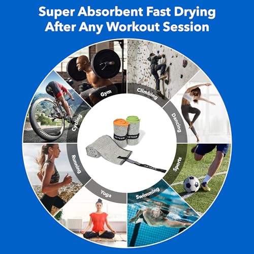 Microfiber Quick Dry Gym Towel (3 Count)