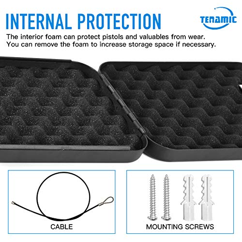 Pistol Safe Portable Travel Gun Safe
