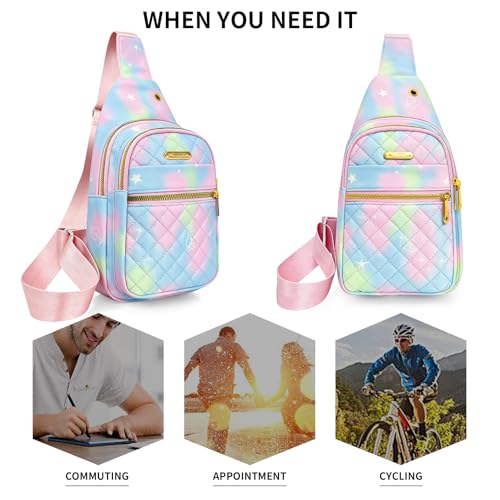 Small Sling Bag For Women Men Casual Crossbody Sling Backpack