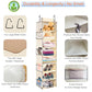 Large Sized Hanging Shoe Organizer 8 (8 Count)