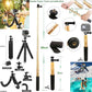 Accessory Kit with Waterproof Case for Go Pro Hero 13 12 11 10 9 Black. Underwater Diving Housing Floating Hand Grip Screen Protector Bundle Pack for GoPro 13 12 11 10 9 Camera