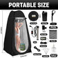 Portable Camping Shower Tent Kit with LED Lights