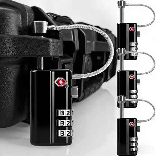 TSA Cable Lock 4 (4 Count)
