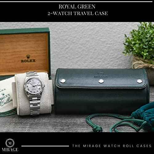 Watch Travel Case for Men Watch Roll for Travel Organizer and Display Watch Case (31 Count)