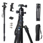 71" Camera Lightweight Foldable Aluminum Tripod & Monopod with 360° Ball Head Payload 33lbs