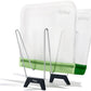 (re) zip Reusable Bag Drying Rack and Organizer | Includes 2 Reusable Leakproof Flat Lunch Bags | Wide Prongs for Drying, Vertical Storage for Easy Access | Disassembles for Effortless Storage