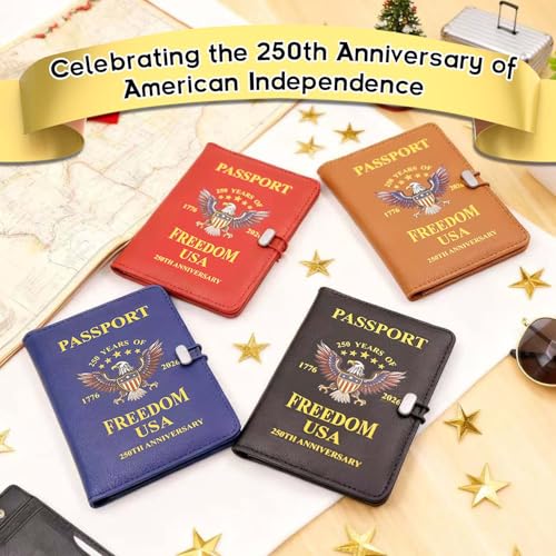Premium Leather Passport Holder Covers Case