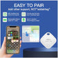 Air Tracker Tag 4 Pack Bluetooth Luggage Tracker tag Locator Works with Apple Find My