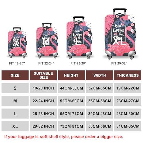 Travel Luggage Cover Suitcase Cover Protector Skins 18