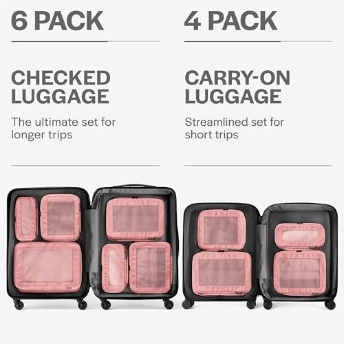 Compression Packing Cubes for Travel (4 Count)