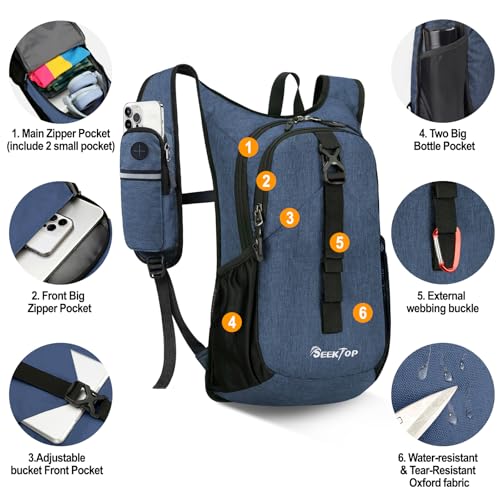 15L Small Hiking Backpack for Women Men