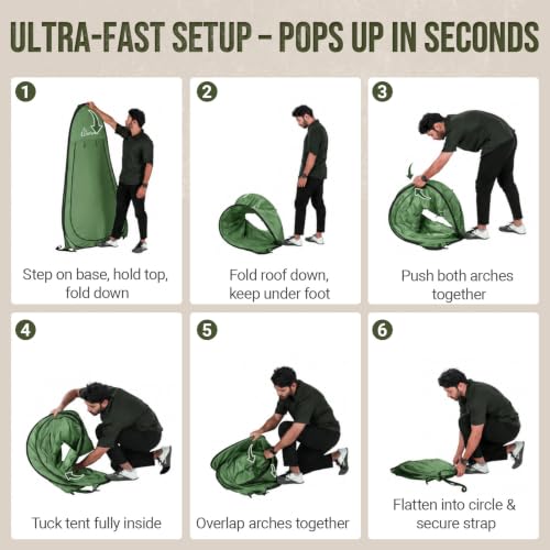 Pop Up Shower Tent for Camping Essentials