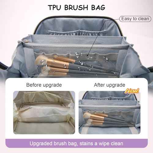 Travel Makeup Bags for Women (3 Count)
