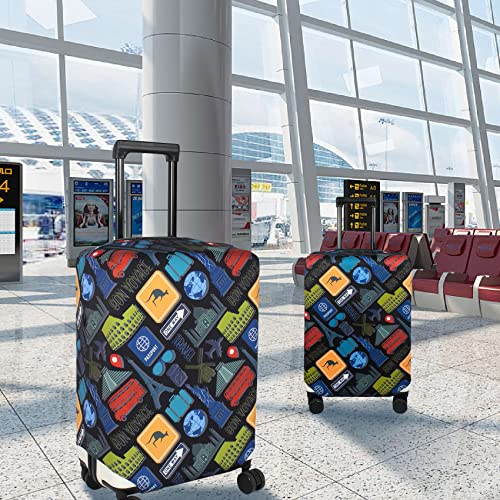 Travel Luggage Cover Suitcase Protector Fits 27