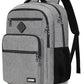 Grey Backpack for Men Women