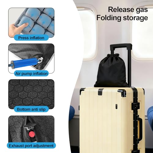 Grey Travel Seat Cushion