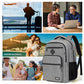 Grey Backpack for Men Women