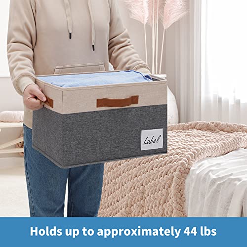 Large Storage Bins with Lids 6 Pack