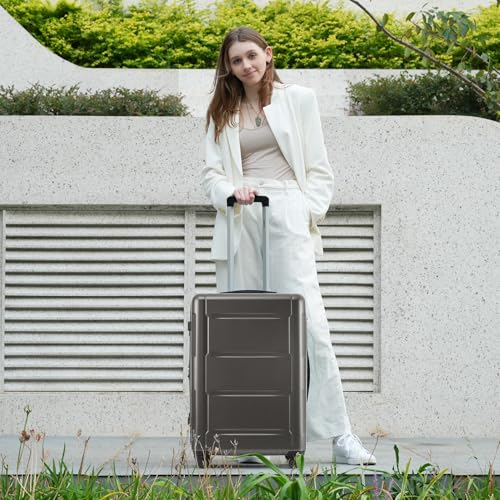 Luggage Set Expandable 2 Piece Suitcase Sets with Spinner Wheels (4 Count)