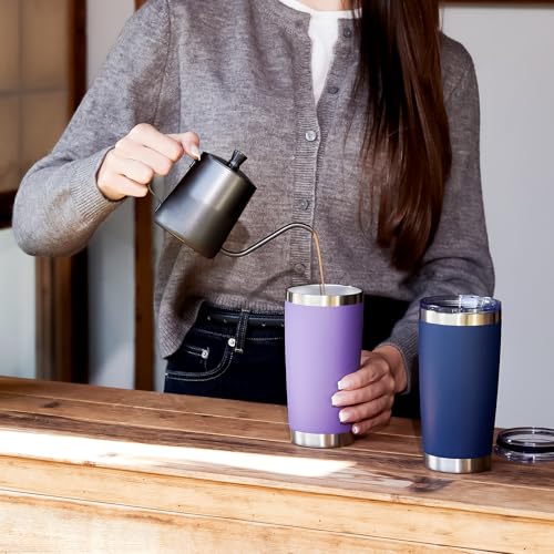 20oz Tumbler 4 Pack Double Wall Vacuum Insulated Travel Mug Bulk