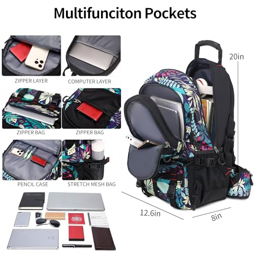 Nerlion 40L Hiking Backpack Travel Backpack for Men Women Camping Waterproof Outdoor Hiking Daypack Lightweight Backpack