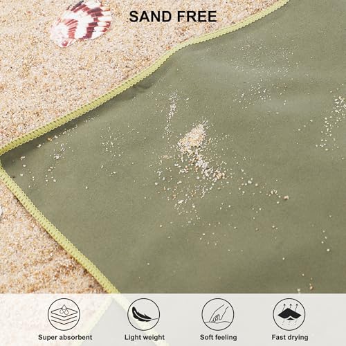 Microfiber Towel Quick Dry Camping & Travel & Gym Towel. Compact