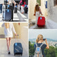 2 Pack Initial Luggage Tags for Suitcases Airplane Travel Essentials (2 Count)