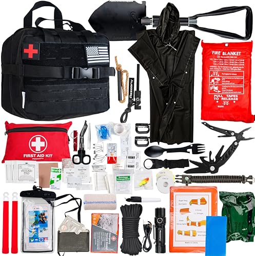 Emergency Survival Kit with First Aid Gears and Supplies