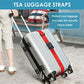 2 Pack Luggage Straps for Suitcases with TSA Lock