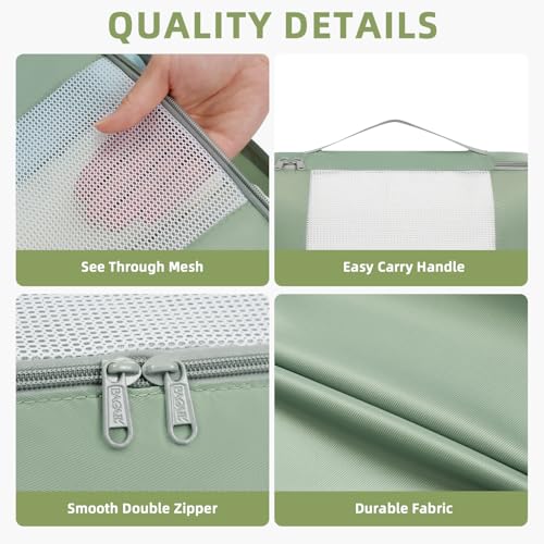 8 Set Packing Cubes Various Sizes Packing Organizer for Travel Accessories Luggage Carry On Suitcase