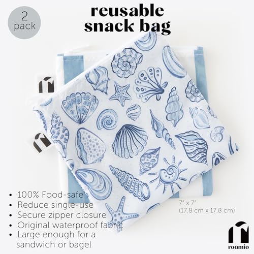 Roamio Reusable Sandwich and Snack Bags