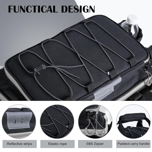 Fishing Tackle Bag with 4PCS 3600 Tackle Boxes (4 count)