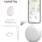 Smart Tag Tracker Works with Apple Find My, IP65 Waterproof and Replaceable Battery, Bluetooth Tracker Item Locator for Key Pet Wallet Backpack Luggage, 1 Pack, White (Not for Android or Huawei)