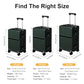 Carry on suitcase Zipperless Luggage
