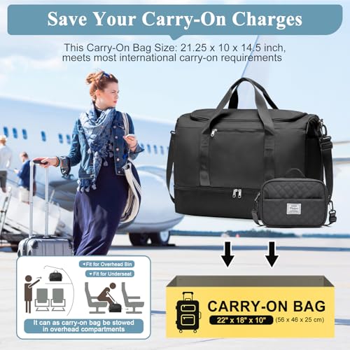 Extra Large Travel Duffle Bag (3 Count)