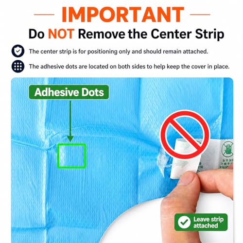 50 Count Disposable Toilet Seat Covers