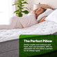 Shredded Memory Foam Pillow with Adjustable Gel and Cooling Breathable Cover (2 Count)
