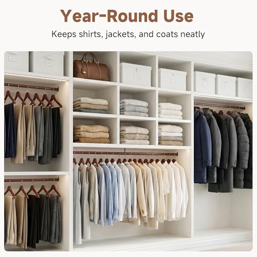 Wooden Coat Hangers (30 Count)