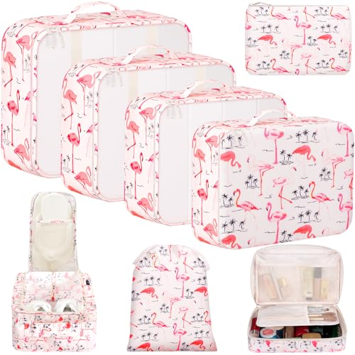 8 Set Packing Cubes Luggage Packing Organizers for Travel Accessories